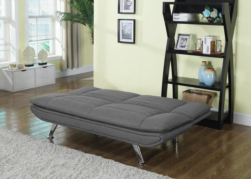Julian Upholstered Sofa Bed with Pillow-top Seating Grey - Tony’s Furniture Store & Linen (GA) - Multi Location
