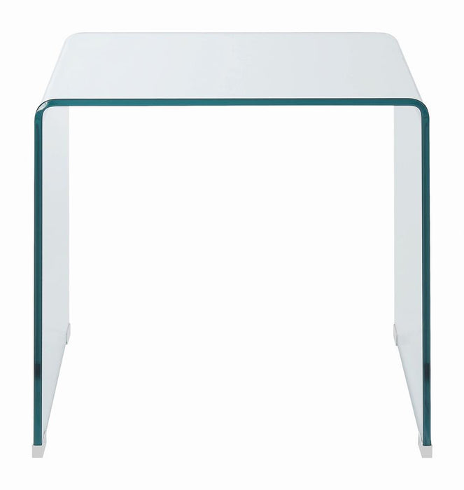 Ripley Square End Table Clear - Tony’s Furniture Store & Linen (GA) - Multi Location