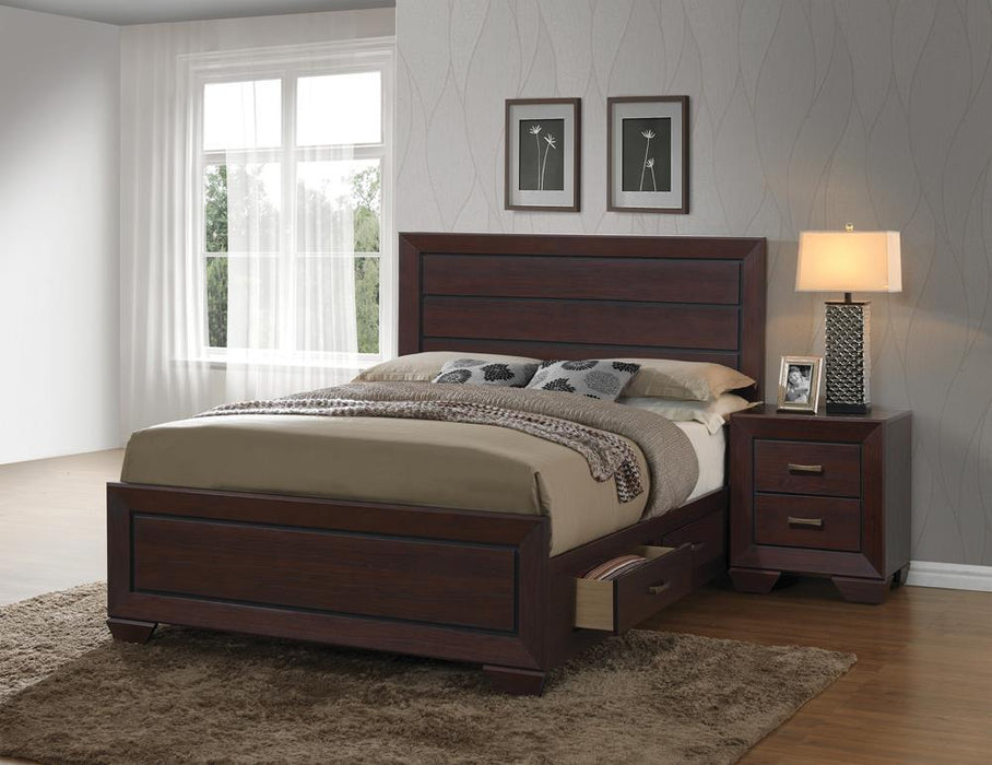 Kauffman California King Panel Bed Dark Cocoa - Tony’s Furniture Store & Linen (GA) - Multi Location