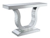 Saanvi Console Table with U-shaped Base Clear Mirror - Tony’s Furniture Store & Linen (GA) - Multi Location
