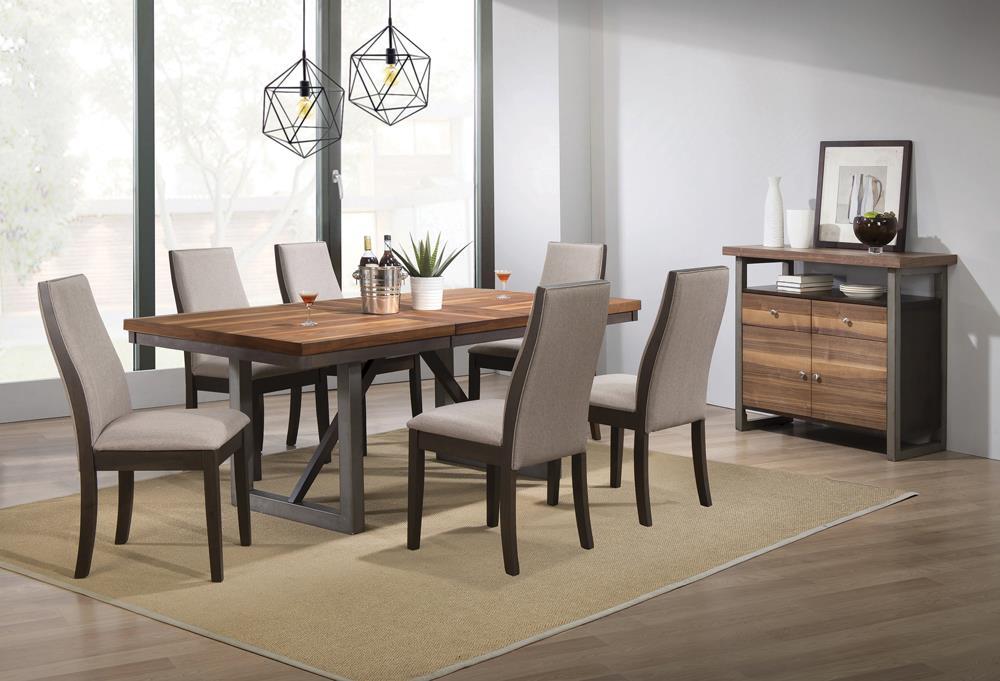 Spring Creek Upholstered Side Chairs Taupe (Set of 2) - Tony’s Furniture Store & Linen (GA) - Multi Location