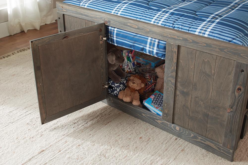 Wrangle Hill Twin Storage Bed Gun Smoke - Tony’s Furniture Store & Linen (GA) - Multi Location