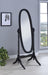 Cabot Rectangular Cheval Mirror with Arched Top Black - Tony’s Furniture Store & Linen (GA) - Multi Location