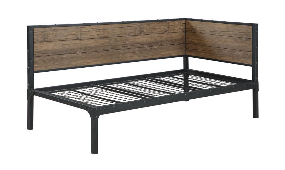 Getler Daybed Weathered Chestnut and Black - Tony’s Furniture Store & Linen (GA) - Multi Location
