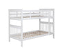 Chapman Twin Over Twin Bunk Bed White - Tony’s Furniture Store & Linen (GA) - Multi Location