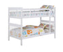 Chapman Twin Over Twin Bunk Bed White - Tony’s Furniture Store & Linen (GA) - Multi Location