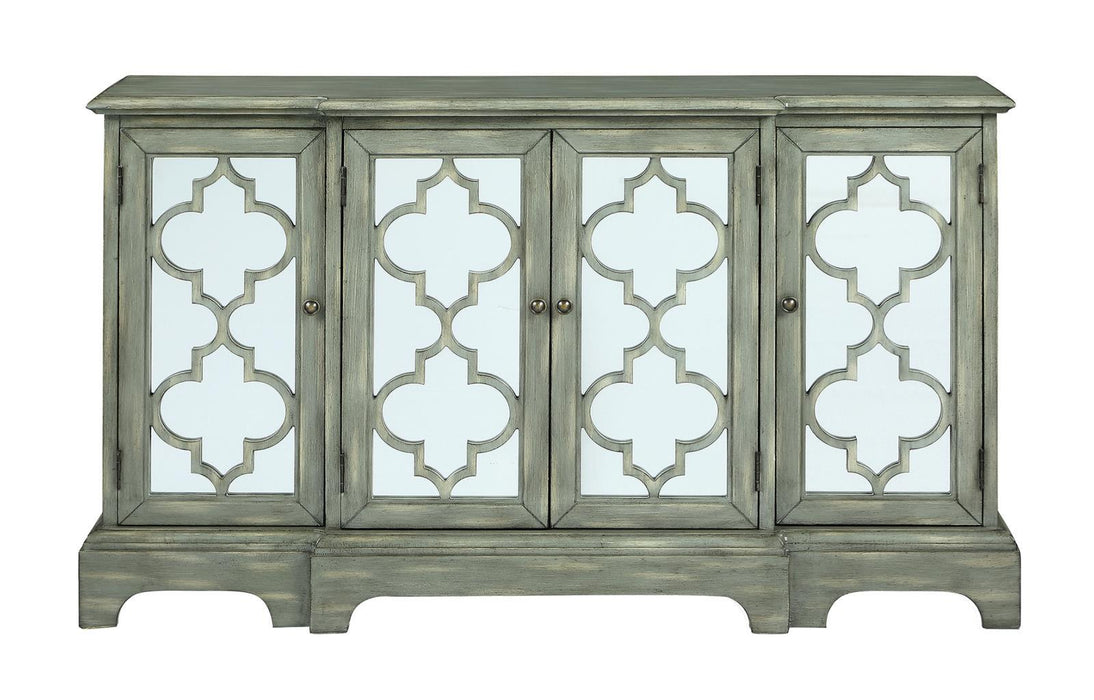 Erigeron 4-door Accent Cabinet Grey - Tony’s Furniture Store & Linen (GA) - Multi Location