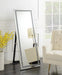 Novak Rectangular Cheval Floor Mirror Silver - Tony’s Furniture Store & Linen (GA) - Multi Location