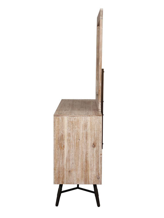 Marlow Rectangular Dresser Mirror Rough Sawn Multi - Tony’s Furniture Store & Linen (GA) - Multi Location
