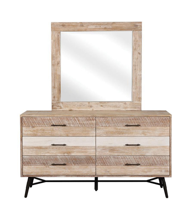 Marlow Rectangular Dresser Mirror Rough Sawn Multi - Tony’s Furniture Store & Linen (GA) - Multi Location