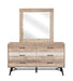 Marlow Rectangular Dresser Mirror Rough Sawn Multi - Tony’s Furniture Store & Linen (GA) - Multi Location
