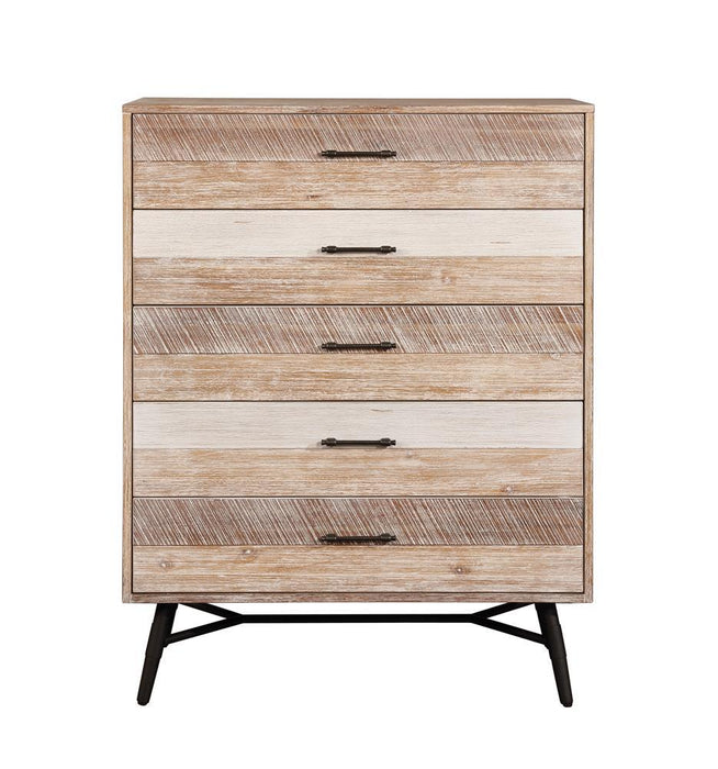 Marlow 5-drawer Chest Rough Sawn Multi - Tony’s Furniture Store & Linen (GA) - Multi Location