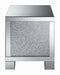 Gillian Square End Table Silver and Clear Mirror - Tony’s Furniture Store & Linen (GA) - Multi Location