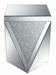Amore Square End Table with Triangle Detailing Silver and Clear Mirror - Tony’s Furniture Store & Linen (GA) - Multi Location