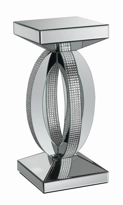Amalia Square End Table with Lower Shelf Clear Mirror - Tony’s Furniture Store & Linen (GA) - Multi Location