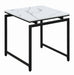 Clark 3-piece Occasional Set White and Dark Gunmetal - Tony’s Furniture Store & Linen (GA) - Multi Location