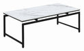 Clark 3-piece Occasional Set White and Dark Gunmetal - Tony’s Furniture Store & Linen (GA) - Multi Location