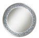 Lixue Round Wall Mirror with LED Lighting Silver - Tony’s Furniture Store & Linen (GA) - Multi Location