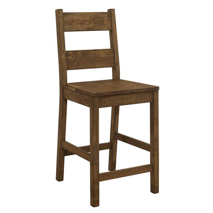 Coleman Counter Height Stools Rustic Golden Brown (Set of 2) - Tony’s Furniture Store & Linen (GA) - Multi Location