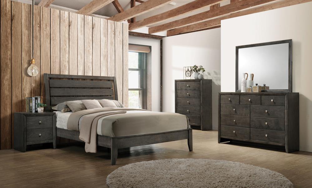 Serenity Eastern King Panel Bed Mod Grey - Tony’s Furniture Store & Linen (GA) - Multi Location