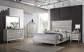 Ramon Eastern King Panel Bed Metallic Sterling - Tony’s Furniture Store & Linen (GA) - Multi Location