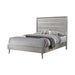 Ramon Eastern King Panel Bed Metallic Sterling - Tony’s Furniture Store & Linen (GA) - Multi Location