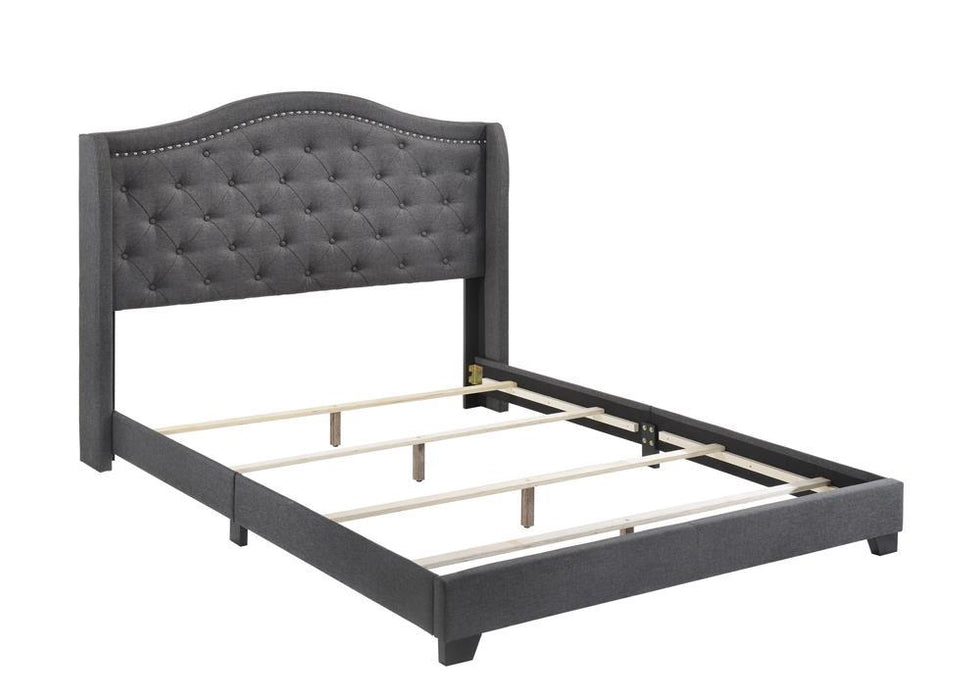 Sonoma Camel Back Eastern King Bed Grey - Tony’s Furniture Store & Linen (GA) - Multi Location