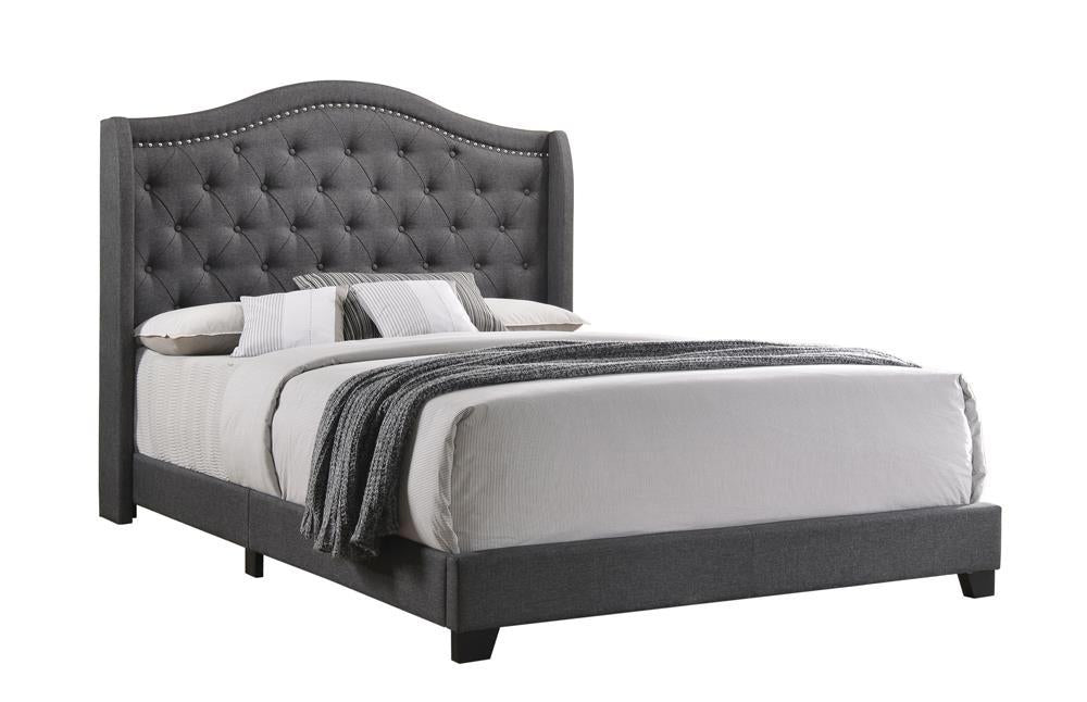 Sonoma Camel Back Full Bed Grey - Tony’s Furniture Store & Linen (GA) - Multi Location