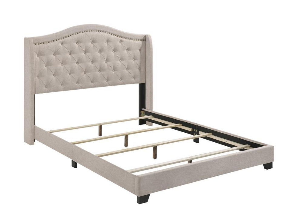 Sonoma Camel Back Full Bed Beige - Tony’s Furniture Store & Linen (GA) - Multi Location