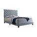 Warner Eastern King Upholstered Bed Slate Blue - Tony’s Furniture Store & Linen (GA) - Multi Location