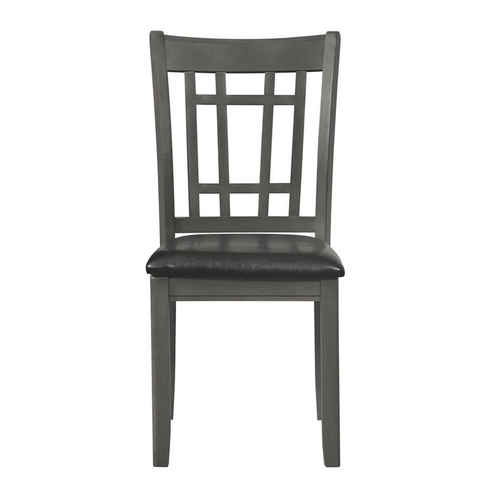 Lavon Padded Dining Side Chairs Medium Grey and Black (Set of 2) - Tony’s Furniture Store & Linen (GA) - Multi Location