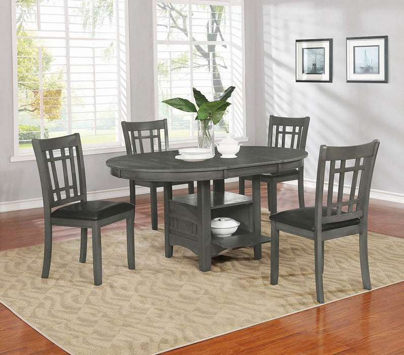 Lavon Dining Table with Storage Medium Grey - Tony’s Furniture Store & Linen (GA) - Multi Location