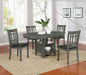 Lavon Dining Table with Storage Medium Grey - Tony’s Furniture Store & Linen (GA) - Multi Location