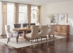 Florence Double Pedestal Dining Table Rustic Smoke - Tony’s Furniture Store & Linen (GA) - Multi Location