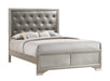 Salford Queen Panel Bed Metallic Sterling and Charcoal Grey - Tony’s Furniture Store & Linen (GA) - Multi Location