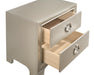 Salford 2-drawer Nightstand Metallic Sterling - Tony’s Furniture Store & Linen (GA) - Multi Location