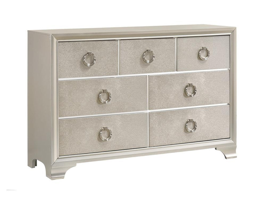 Salford 7-drawer Dresser Metallic Sterling - Tony’s Furniture Store & Linen (GA) - Multi Location