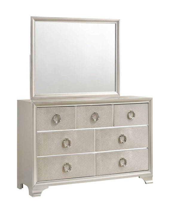 Salford 7-drawer Dresser Metallic Sterling - Tony’s Furniture Store & Linen (GA) - Multi Location