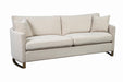 Corliss Upholstered Arched Arms Sofa Beige - Tony’s Furniture Store & Linen (GA) - Multi Location