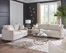 Corliss Upholstered Arched Arms Sofa Beige - Tony’s Furniture Store & Linen (GA) - Multi Location