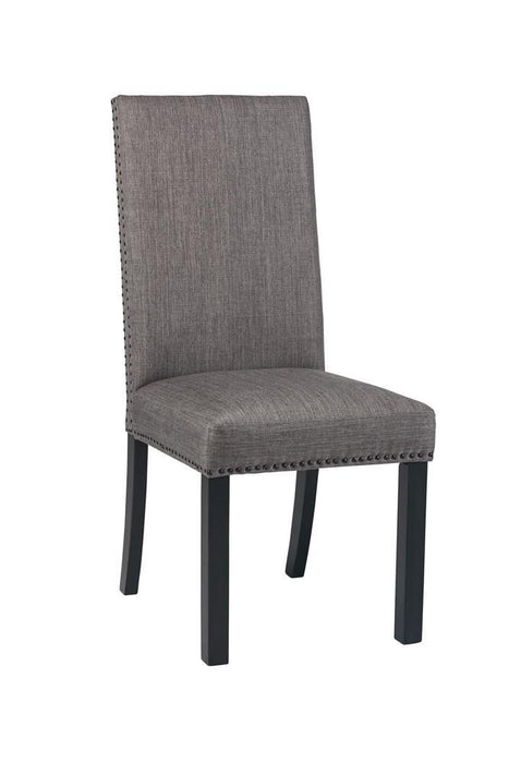 Hubbard Upholstered Side Chairs Charcoal (Set of 2) - Tony’s Furniture Store & Linen (GA) - Multi Location