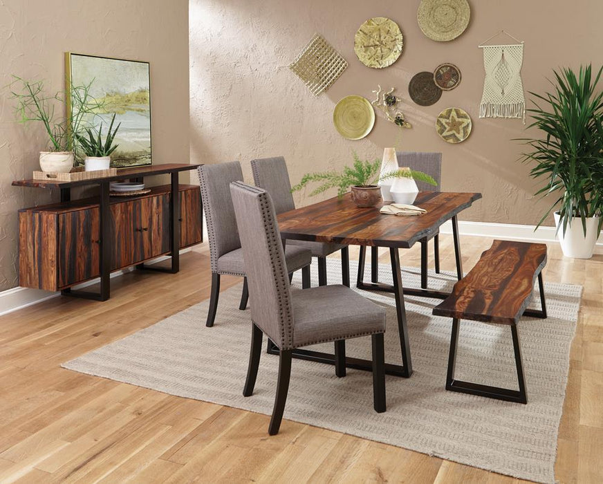 Hubbard Upholstered Side Chairs Charcoal (Set of 2) - Tony’s Furniture Store & Linen (GA) - Multi Location
