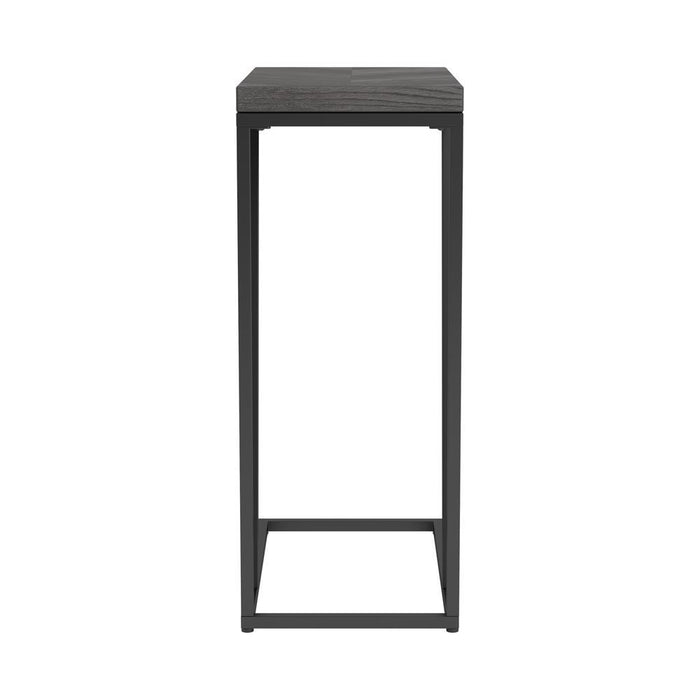 Sergio Chevron Rectangular Accent Table Rustic Grey - Tony’s Furniture Store & Linen (GA) - Multi Location