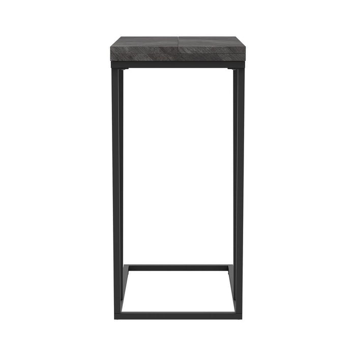 Carly Expandable Chevron Rectangular Accent Table Grey - Tony’s Furniture Store & Linen (GA) - Multi Location