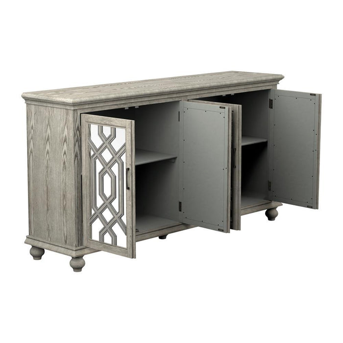Melanie 4-door Accent Cabinet Antique White - Tony’s Furniture Store & Linen (GA) - Multi Location