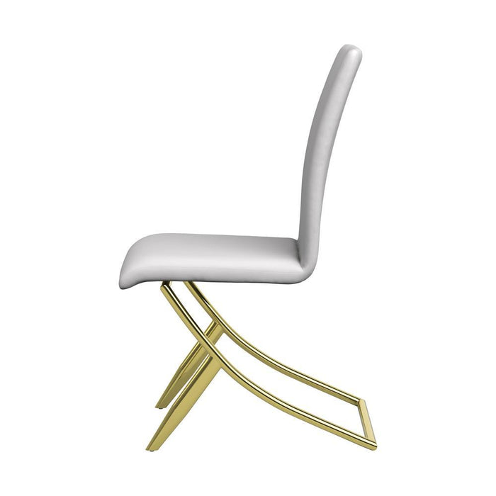 Carmelia Upholstered Side Chairs White (Set of 4) - Tony’s Furniture Store & Linen (GA) - Multi Location
