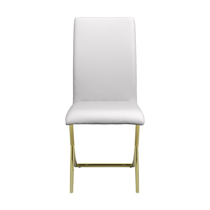 Carmelia Upholstered Side Chairs White (Set of 4) - Tony’s Furniture Store & Linen (GA) - Multi Location