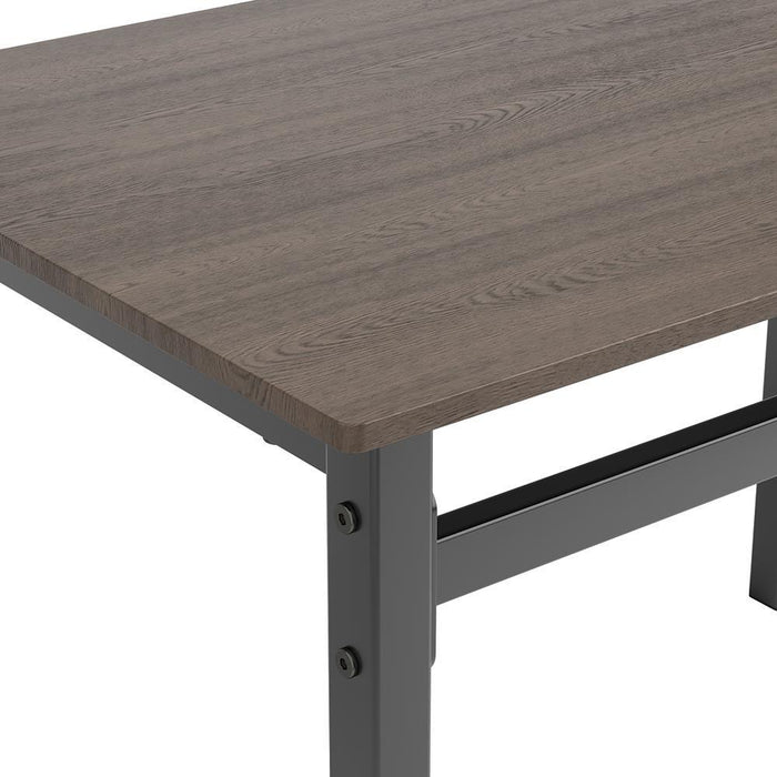 Lana 5-piece Rectangular Dining Table Set Dark Brown and Matte Black - Tony’s Furniture Store & Linen (GA) - Multi Location