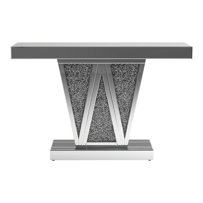 Crocus Rectangular Console Table Silver - Tony’s Furniture Store & Linen (GA) - Multi Location