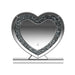 Euston Heart Shape Table Mirror Silver - Tony’s Furniture Store & Linen (GA) - Multi Location